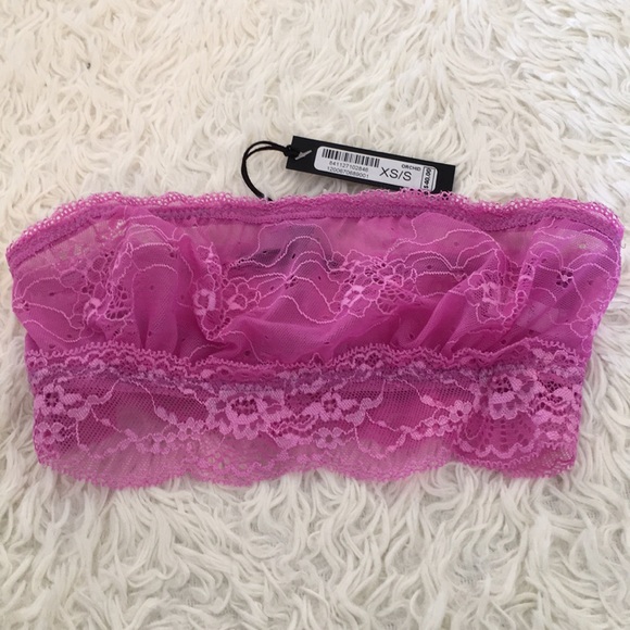 NWT Joe’s Jeans Nadia Lace Bandeau Tube XS/S - Picture 3 of 6